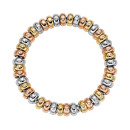 FOPE Solo Flex'it Armband mit dreifarbigen Goldrondellen und Diamanten - Bild 2