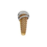 Solo Ring mit Diamanten ausgefaßt