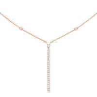 Vertikale Gatsby Barrette Halskette