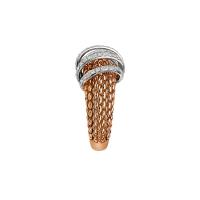 Solo Ring mit Diamanten ausgefaßt