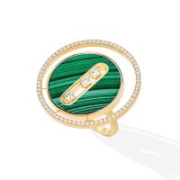 Lucky Move Ring GM Malachit
