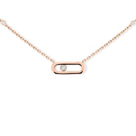 Roségold, Halsschmuck, Messika Move Uno Gold Kette 10053-PG