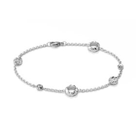 Weißgold, Armschmuck, Schmuckwerk Alpen Textilband GA915-WG
