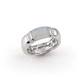 Weißgold, Ringe, Al Coro La Piazza Ring NR480CHW