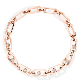 Roségold, Halsschmuck, Messika So Move XL Diamantkette 13080-PG