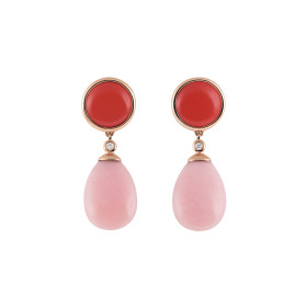 Roségold, Ohrringe, Al Coro Candy Ohrhänger E226POR