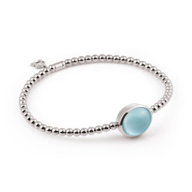 Weißgold, Armschmuck, Al Coro Stretchy Armband A981TW