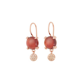 Roségold, Ohrringe, Bron Catch Ohrschmuck 8OR4892HECCBR