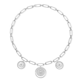 Weißgold, Halsschmuck, Messika Lucky Move Charms Choker Kette 11972-WG