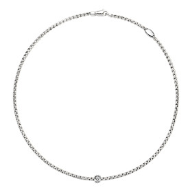 Weißgold, Halsschmuck, FOPE Eka Tiny Flex'it Collier 73001CX_BB_B_XBX_043