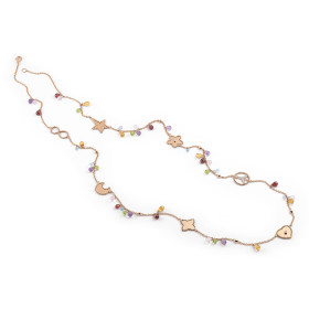 Roségold, Halsschmuck, Al Coro Palladio Collier NC263R80