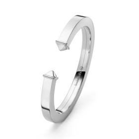 Weißgold, Armschmuck, IsabelleFa Armreif Flix.Flex “Carré-Sommet” 02128/07/P/59-WG