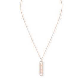 Roségold, Halsschmuck, Messika Move 10th Halskette  10032-PG