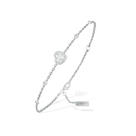 Weißgold, Armschmuck, Messika Joy Coeur Diamantarmband 12069-WG