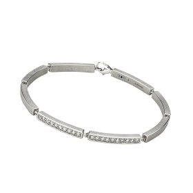 Platin, Armschmuck, Schmuckwerk Armband Saturn SA126-PT
