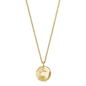 Gelbgold, Halsschmuck, Schmuckwerk Halskette Meine Welt OH484-GG