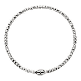 Weißgold, Halsschmuck, FOPE Eka Flex'it Halskette mit dekorativem Verschluss 07F05CX_BN_B_XBX_034