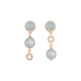         Roségold, Ohrringe, Bron Sushi Ohrschmuck 8OR4898AQCAKB9BR