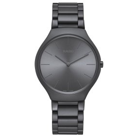 Unisex, Rado True Thinline Les Couleurs™ Le Corbusier Iron Grey 32010 R27091612