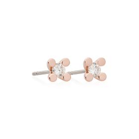 Roségold, Ohrringe, Bron Phlox Ohrstecker 8OR4834BR