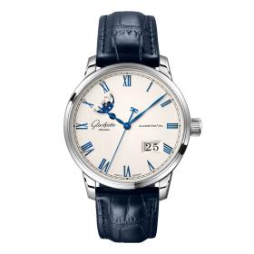 Unisex, Glashütte Original Senator Excellence Panoramadatum Mondphase 1-36-24-05-02-61