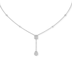         Weißgold, Halsschmuck, Messika My Twin Tie Halskette 06693-WG