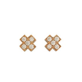 Roségold, Ohrringe, Bron Joy Ohrstecker 8OR4805BR