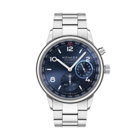 Unisex, NOMOS Glashütte Club Sport Neomatik Weltzeit blau 790