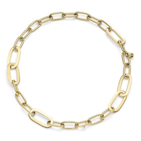 Gelbgold, Halsschmuck, IsabelleFa Collier "Romance" 41215/45BKL-GG