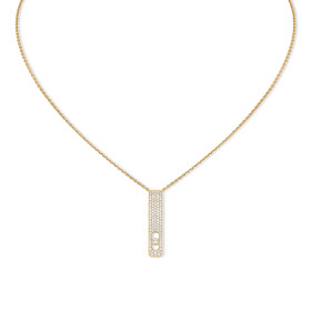 Gelbgold, Halsschmuck, Messika My First Diamond Halskette 07520-YG