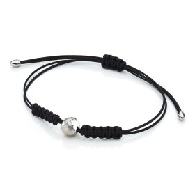 Weißgold, Armschmuck, Schmuckwerk Textilband Meine Welt OA480-WG-9