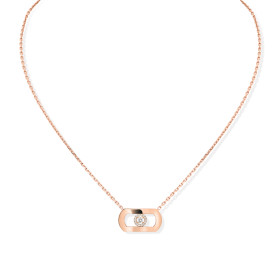Roségold, Halsschmuck, Messika So Move Diamantkette 12944-PG
