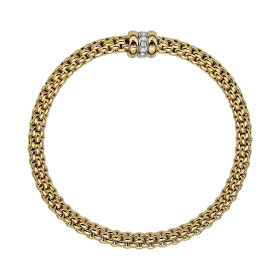 Weißgold, Armschmuck, FOPE Solo Flex'it Armband 62106BX_BB_G_GBG_0XS