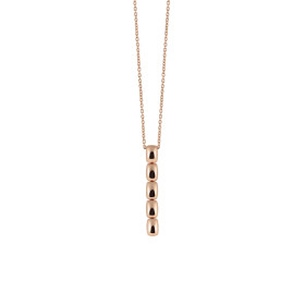 Roségold, Halsschmuck, Al Coro La Piazza Collier NC560R