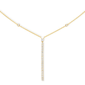 Gelbgold, Halsschmuck, Messika Gatsby Halskette 05448-YG