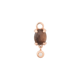 Roségold, Ohrringe, Bron Catch Ohrschmuck 8OR4871BSBBR