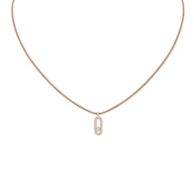 Textil, Halsschmuck, Messika Messika CARE(S) Anhänger mit Halskette 14105-YG