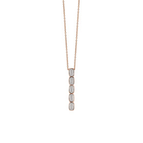 Roségold, Halsschmuck, Al Coro La Piazza Collier NC561WR