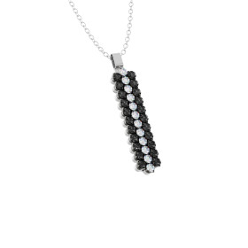 Weißgold, Halsschmuck, Serafino Consoli Brevetto Anhänger CL 3F2 WBG WD BD X