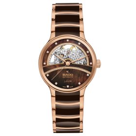 Damenuhr, Rado Centrix Automatic Diamonds Open Heart R30029942