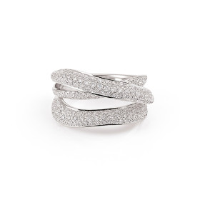 Weißgold, Ringe, Annamaria Cammilli Firenze Pavé Ring GAN3659PAVW