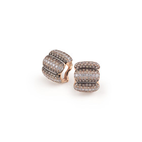Roségold, Ohrringe, Al Coro La Piazza Ohrringe NE4891BWR