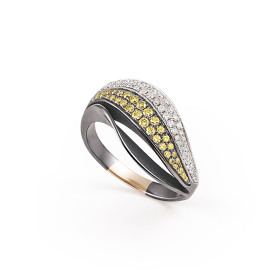 Weißgold, Ringe, Annamaria Cammilli Velaa Color Ring GAN3299V07E