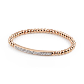 Roségold, Armschmuck, Al Coro Stretchy Armband A103R