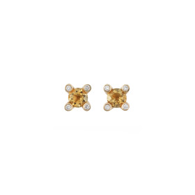 Gelbgold, Ohrringe, Bron Phlox Ohrstecker 8OG4750CIBR