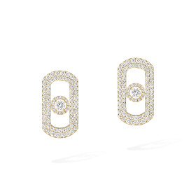 Gelbgold, Ohrringe, Messika So Move Diamantohrringe 12931-YG