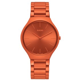 Unisex, Rado True Thinline Les Couleurs™ Le Corbusier Powerful Orange 44320S R27095652