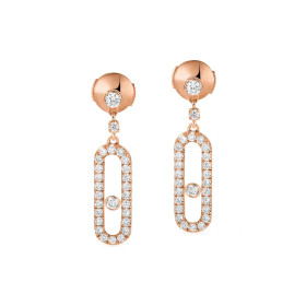 Roségold, Ohrringe, Messika Move Uno Stud Ohrhänger 05631-PG