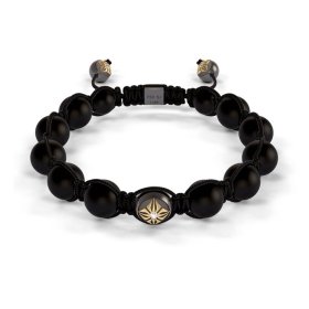 Gelbgold, Armschmuck, Shamballa Jewels Braided Armband D182860-XL