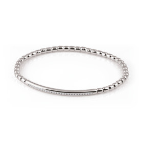 Weißgold, Armschmuck, Al Coro Stretchy Uomo Armband A361W20